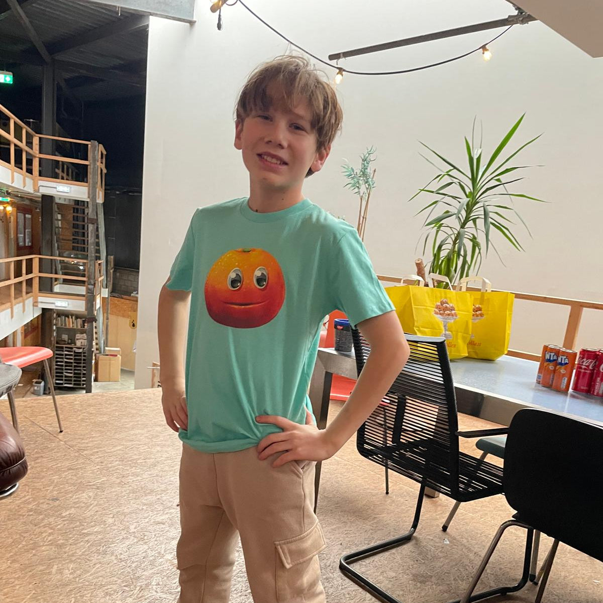 Jandarijn Kids T-Shirt in Pool Blue